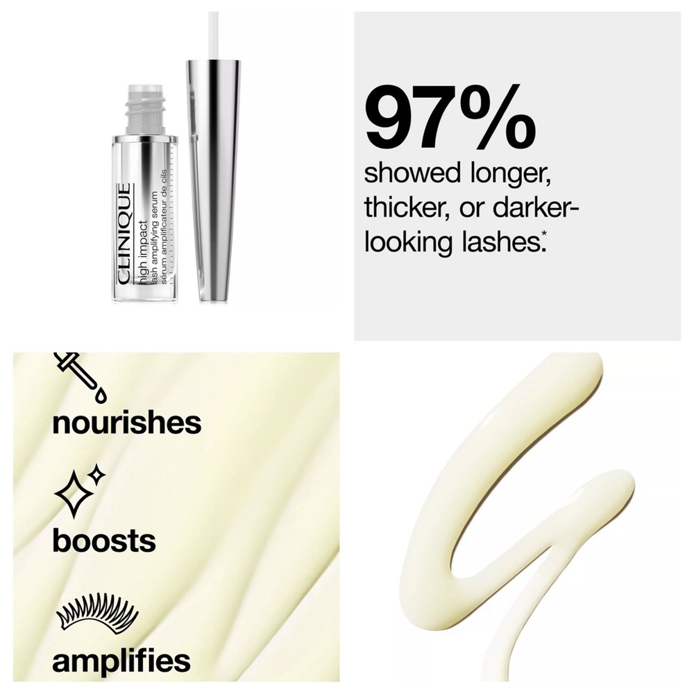 NIB NWT Clinique High Impact Lash Amplifying Serum For Longer & Darker Eyelashes